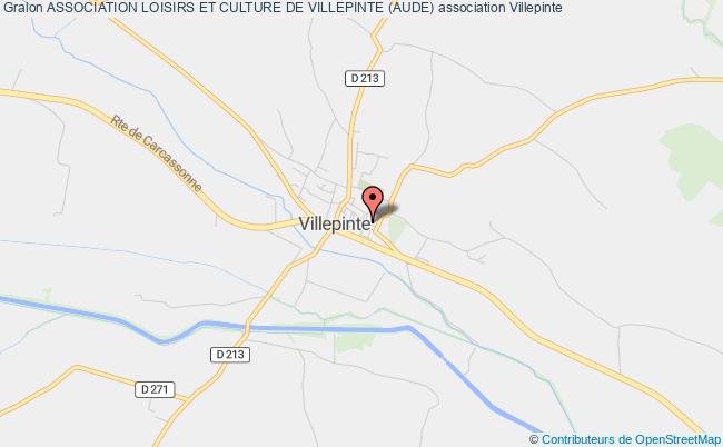 plan association Association Loisirs Et Culture De Villepinte (aude) Villepinte