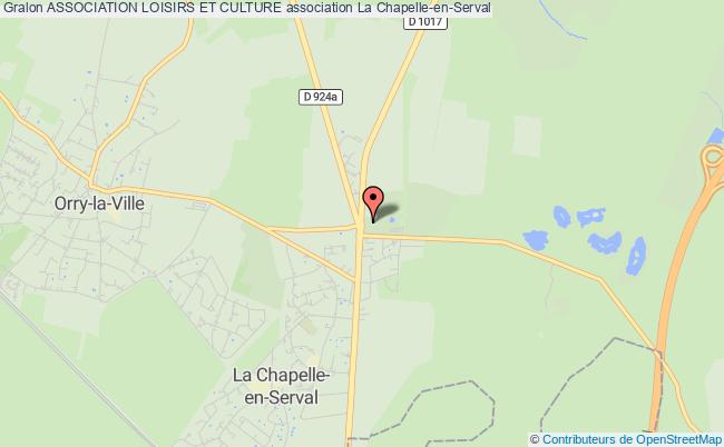 plan association Association Loisirs Et Culture La    Chapelle-en-Serval