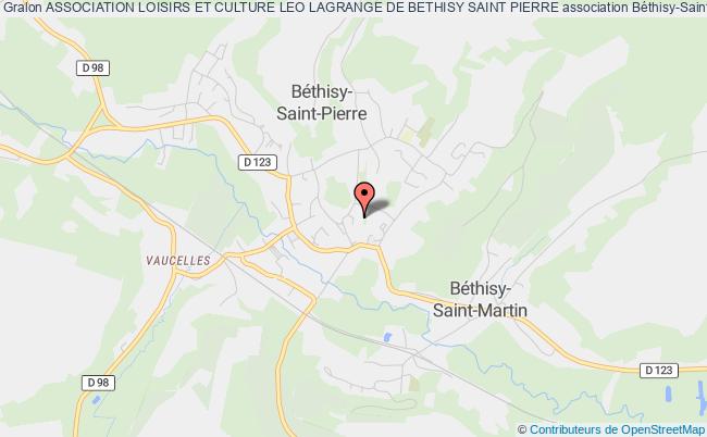 plan association Association Loisirs Et Culture Leo Lagrange De Bethisy Saint Pierre Béthisy-Saint-Pierre