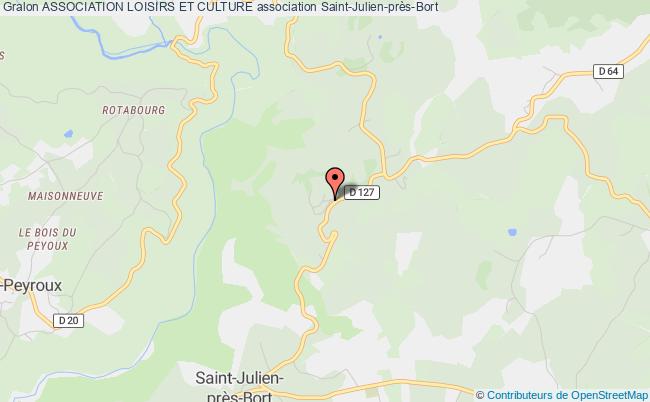 plan association Association Loisirs Et Culture Saint-Julien-près-Bort