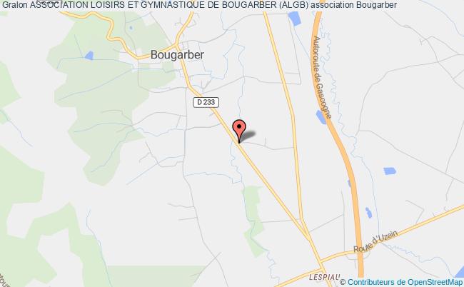 plan association Association Loisirs Et Gymnastique De Bougarber (algb) Bougarber