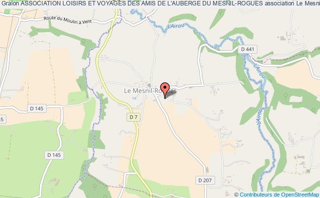 plan association Association Loisirs Et Voyages Des Amis De L'auberge Du Mesnil-rogues Le    Mesnil-Rogues