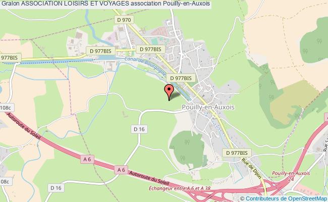 plan association Association Loisirs Et Voyages Pouilly-en-Auxois