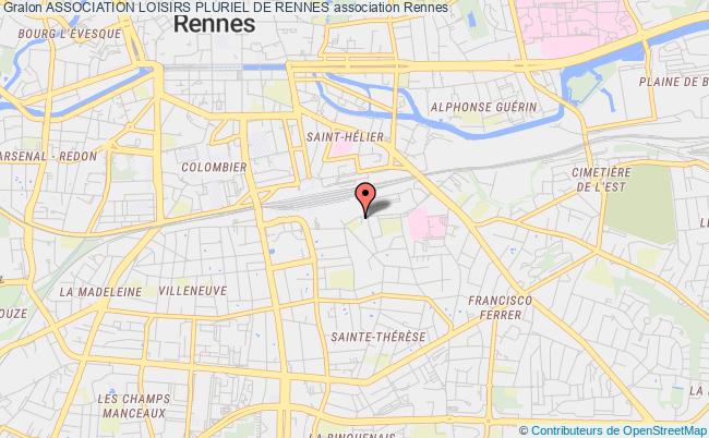 plan association Association Loisirs Pluriel De Rennes Rennes
