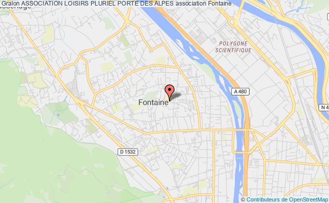 plan association Association Loisirs Pluriel Porte Des Alpes Fontaine
