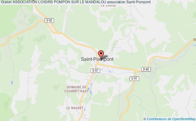 plan association Association Loisirs Pompon Sur Le Mandalou Saint-Pompont