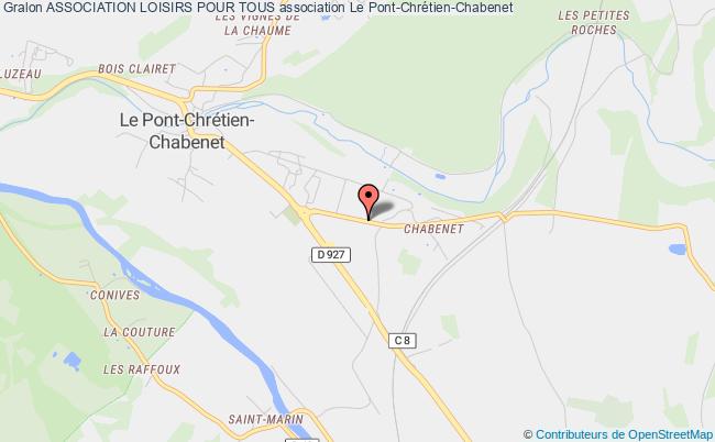 plan association Association Loisirs Pour Tous Le    Pont-Chrétien-Chabenet