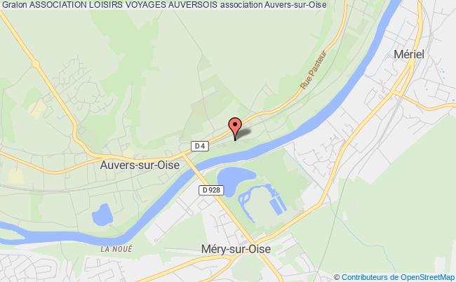 plan association Association Loisirs Voyages Auversois Auvers-sur-Oise