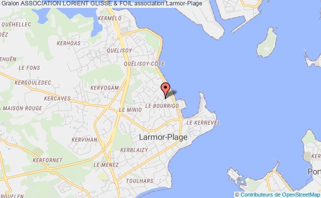 plan association Association Lorient Glisse & Foil Larmor-Plage