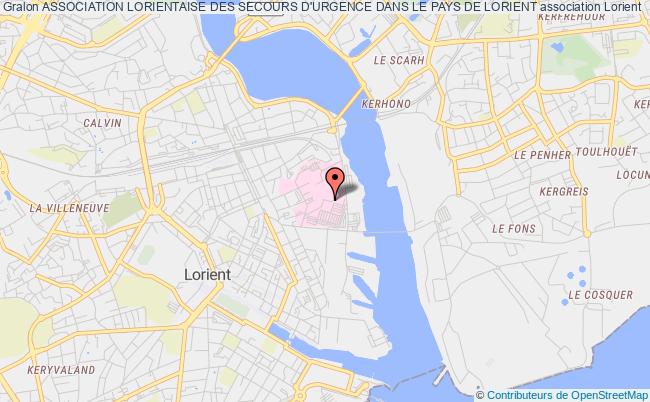 plan association Association Lorientaise Des Secours D'urgence Dans Le Pays De Lorient Lorient