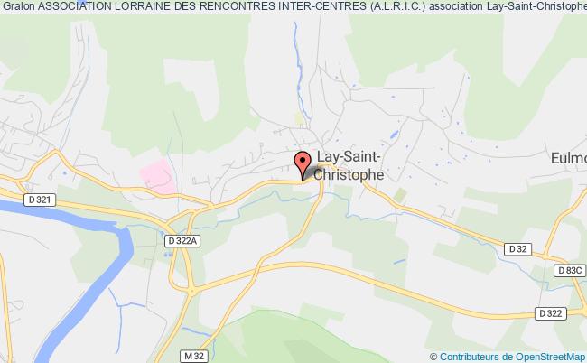 plan association Association Lorraine Des Rencontres Inter-centres (a.l.r.i.c.) Lay-Saint-Christophe