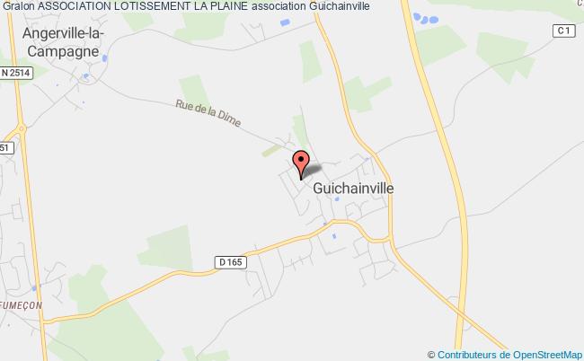 plan association Association Lotissement La Plaine Guichainville