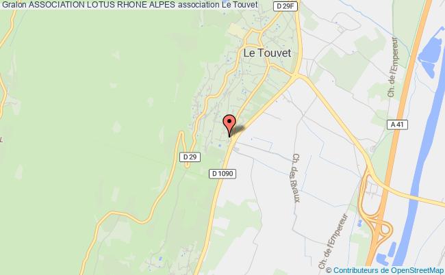 plan association Association Lotus Rhone Alpes Le Touvet