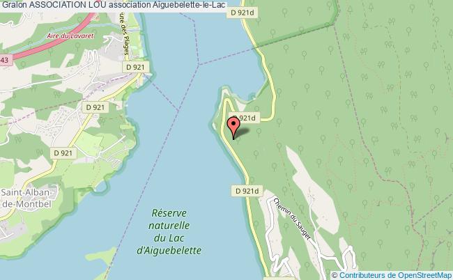 plan association Association Lou Aiguebelette-le-Lac
