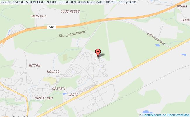 plan association Association Lou Pount De Burry Saint-Vincent-de-Tyrosse