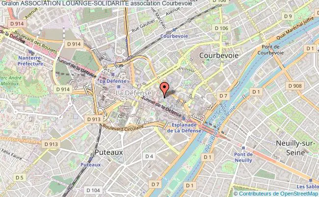 plan association Association Louange-solidarite Courbevoie