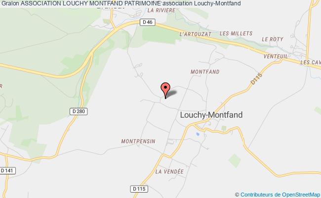 plan association Association Louchy Montfand Patrimoine Louchy-Montfand