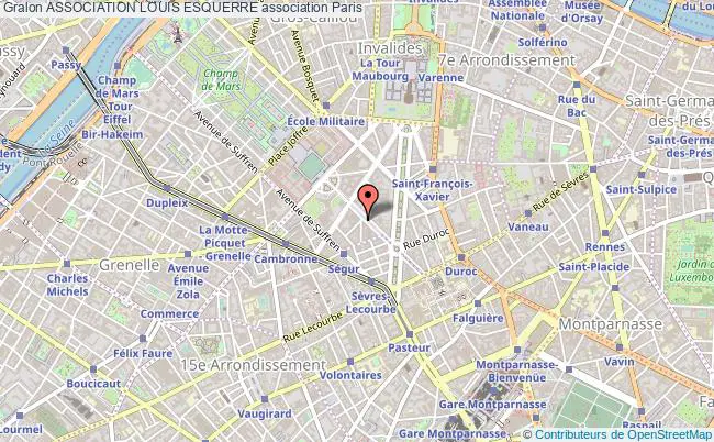 plan association Association Louis Esquerre Paris