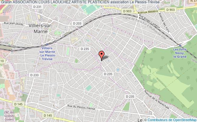 plan association Association Louis Laouchez Artiste Plasticien Plessis-Trévise