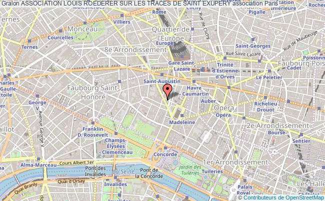 plan association Association Louis Roederer Sur Les Traces De Saint Exupery Paris