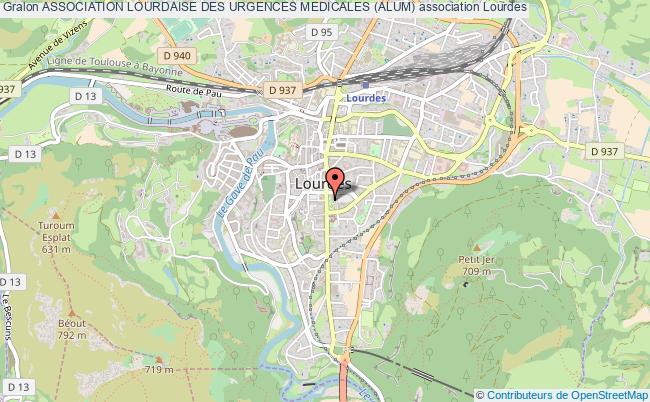 plan association Association Lourdaise Des Urgences Medicales (alum) Lourdes