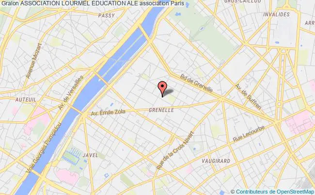 plan association Association Lourmel Education Ale Paris