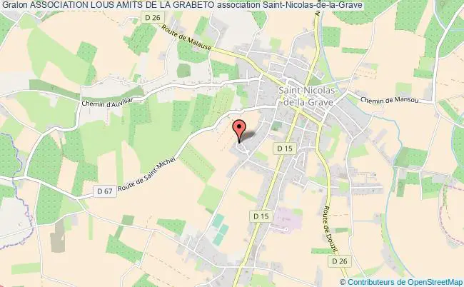 plan association Association Lous Amits De La Grabeto Saint-Nicolas-de-la-Grave