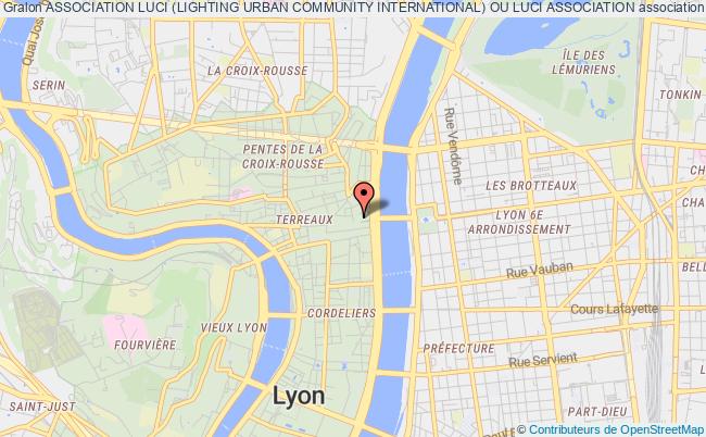plan association Association Luci (lighting Urban Community International) Ou Luci Association Lyon