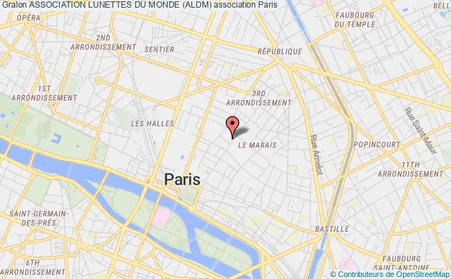 plan association Association Lunettes Du Monde (aldm) Paris