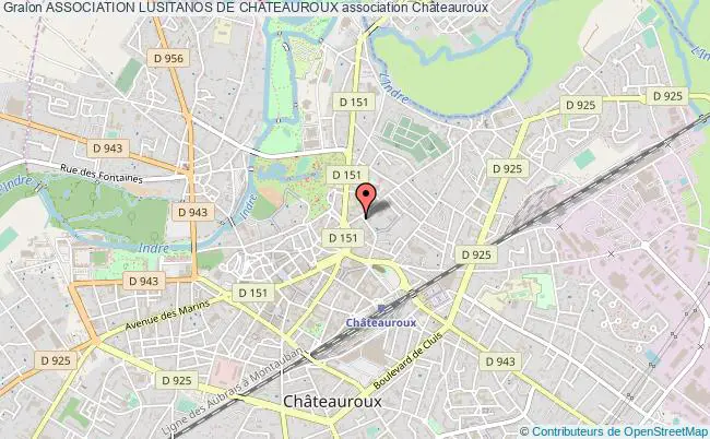 plan association Association Lusitanos De Chateauroux Châteauroux