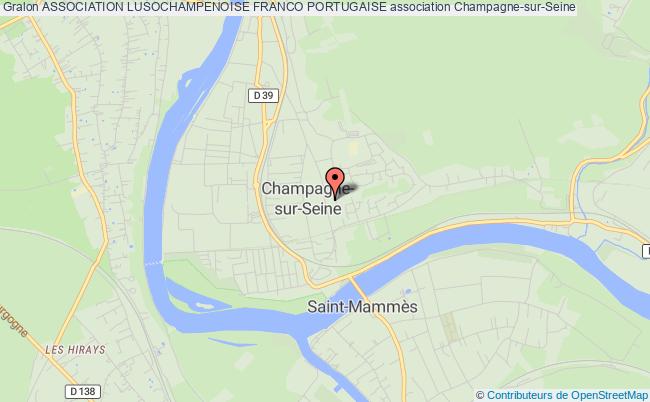 plan association Association Lusochampenoise Franco Portugaise Champagne-sur-Seine