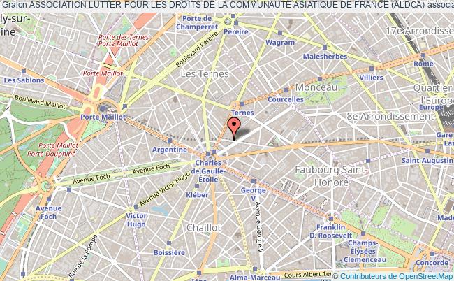 plan association Association Lutter Pour Les Droits De La Communaute Asiatique De France (aldca) Paris