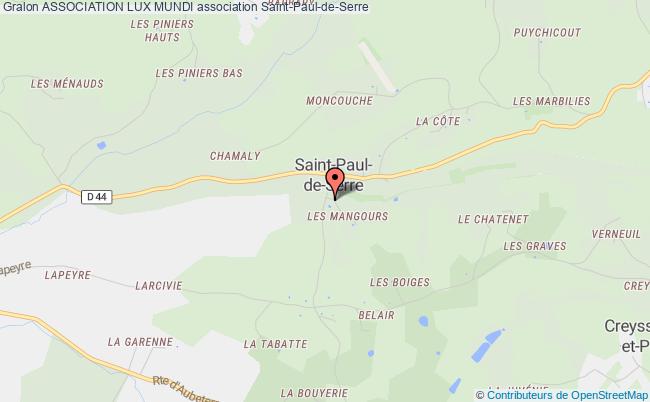 plan association Association Lux Mundi Saint-Paul-de-Serre