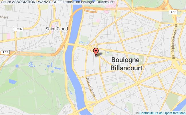plan association Association Lwana Bichet Boulogne-Billancourt