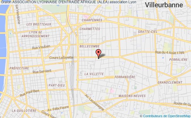 plan association Association Lyonnaise D'entraide Afrique (alea) 