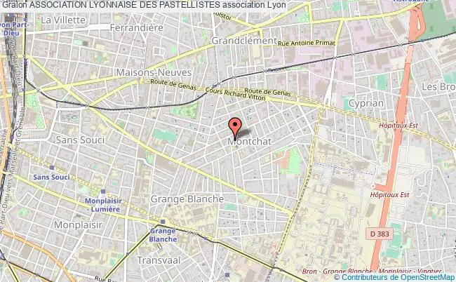 plan association Association Lyonnaise Des Pastellistes Lyon 3e Arrondissement