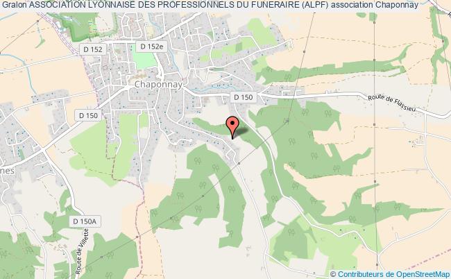 plan association Association Lyonnaise Des Professionnels Du Funeraire (alpf) Chaponnay