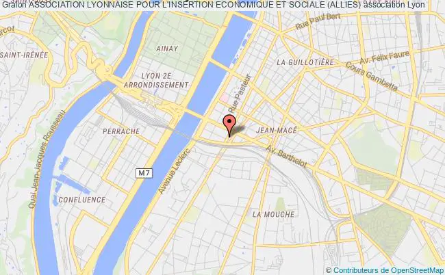 plan association Association Lyonnaise Pour L'insertion Economique Et Sociale (allies) Lyon