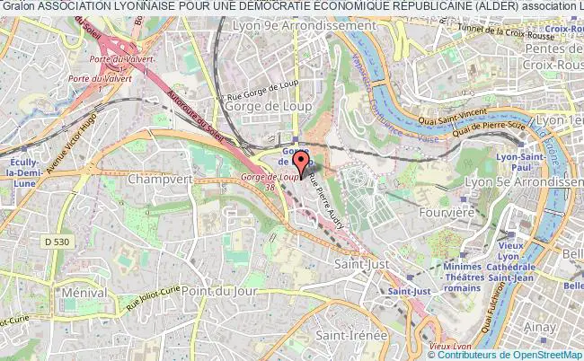 plan association Association Lyonnaise Pour Une DÉmocratie Économique RÉpublicaine (alder) Lyon