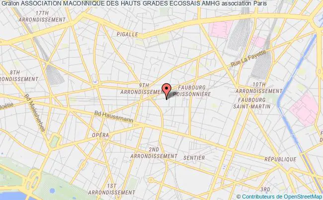 plan association Association Maconnique Des Hauts Grades Ecossais Amhg Paris