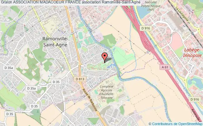 plan association Association Madacoeur France Ramonville-Saint-Agne