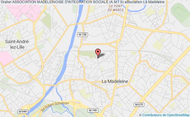 plan association Association Madeleinoise D'integration Sociale (a.m.i.s) La    Madeleine