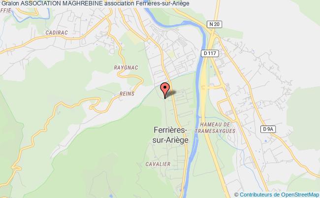 plan association Association Maghrebine Ferrières-sur-Ariège