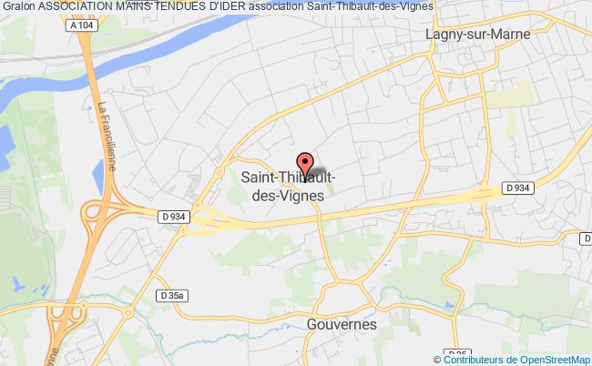 plan association Association Mains Tendues D'ider Saint-Thibault-des-Vignes