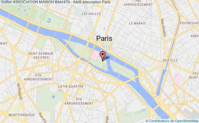 plan association Association Maison Bakhita - Amb PARIS