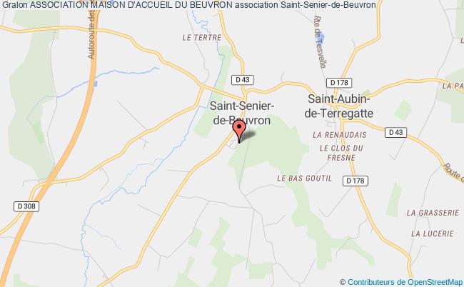 plan association Association Maison D'accueil Du Beuvron Saint-Senier-de-Beuvron