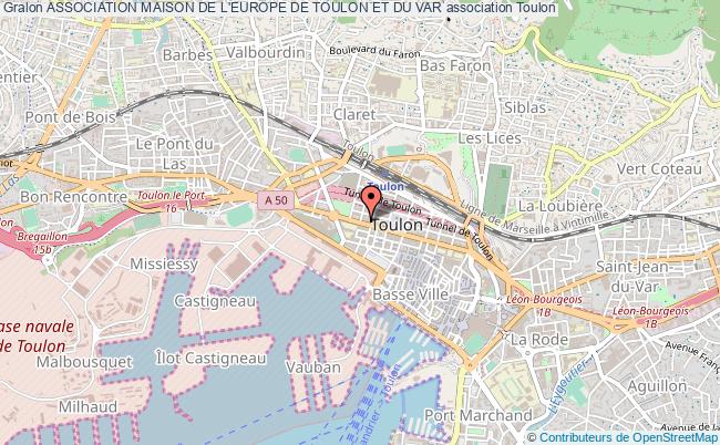 plan association Association Maison De L'europe De Toulon Et Du Var Toulon