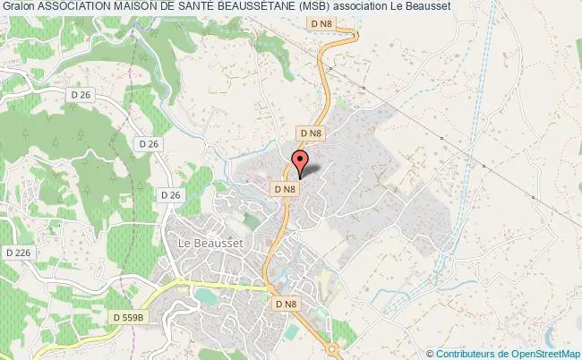 plan association Association Maison De SantÉ BeaussÉtane (msb) Le Beausset
