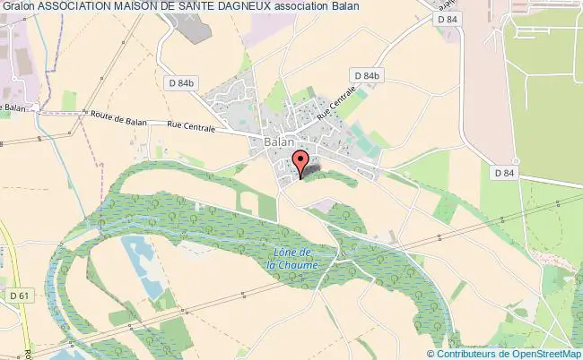 plan association Association Maison De Sante Dagneux Balan