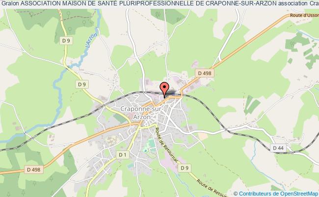 plan association Association Maison De SantÉ Pluriprofessionnelle De Craponne-sur-arzon Craponne-sur-Arzon